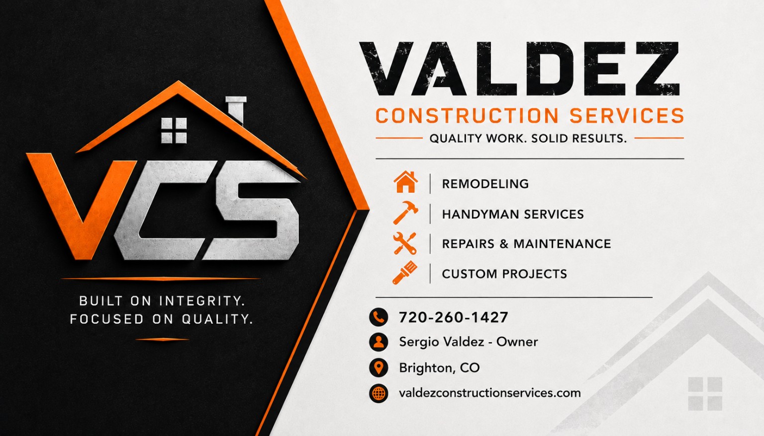 Valdez Construction Services logo